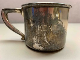 Antique Gorham Sterling Baby Christening Cup #224 Engraved &quot;Kent&quot; 70 grams - £71.60 GBP