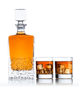 Excalibur Decanter Set with Old Fashioned Rocks Glasses - £69.33 GBP+