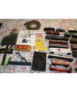Ho Train cars &amp; items 35 cars &amp; engines + a lot of extras Rock mold mini... - $49.99