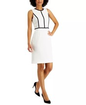 New Kasper White Black Career Sheath Dress Size 18 $89 - £62.12 GBP