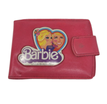 Vintage Tara Toy 1980 Kissing Barbie + Ken Cash Money Pink Vinyl Wallet Button - £22.41 GBP