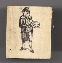 Artist old master style medieval with artist pallet rubber stamp - £7.15 GBP