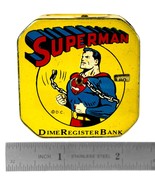 Vintage Superman Tin Litho Toy Dime Bank (Circa 1940&#39;s) - $308.36