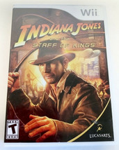 Indiana Jones and the Staff of Kings Nintendo Wii 2009 Video Game LucasArts - £11.03 GBP