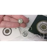 Versace Button 12 mm Single Medusa Head silver tone Rivets/ Snaps  - $22.00