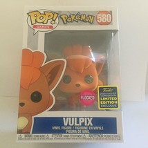 2020 San Diego Comic Con Exclusive Pokemon Funko Vulpix Pop Flocked Figure - $35.10
