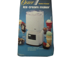 Vintage Ice Cream Maker Oster Quick Freeze 2 Quart Ice Cream Maker - $149.99