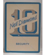 NEIL DIAMOND - OLD ORIGINAL CONCERT TOUR CLOTH BACKSTAGE PASS  ***LAST O... - $187.91 MXN