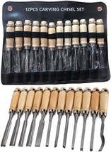 12-Piece Chisel Set Professional Wood Carving Sculpting Whittling Chisel... - €21,52 EUR 12-Piece Chisel Set Professional Wood Carving Sculpting Whittling Chisel... - €21,52 EUR