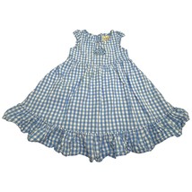 Garb Team Blue Gingham Baby Dress UNC Tar Heels Size 3T - £13.00 GBP