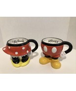 Mickey Mouse and Minnie mouse matching coffee mugs - $14.24