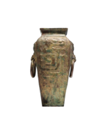 Old Chinese / Tibetan bronze Fang Ho archaic vessel - $382.28