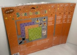 Lot of Four New sealed Paper Art Halloween Scrapbook kits - £8.84 GBP