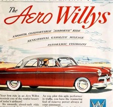 1952 Aero Willys Overland Motors Advertisement Automobilia Airplane HM2N - £30.93 GBP