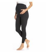 Zella Live in Pocket 7/8 Maternity Leggings Black Stretch Pants SZ XS New - $59.00