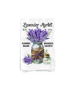 Purple Lavender Country Market Kitchen Cotton Tea Towels - $128.52 MXN
