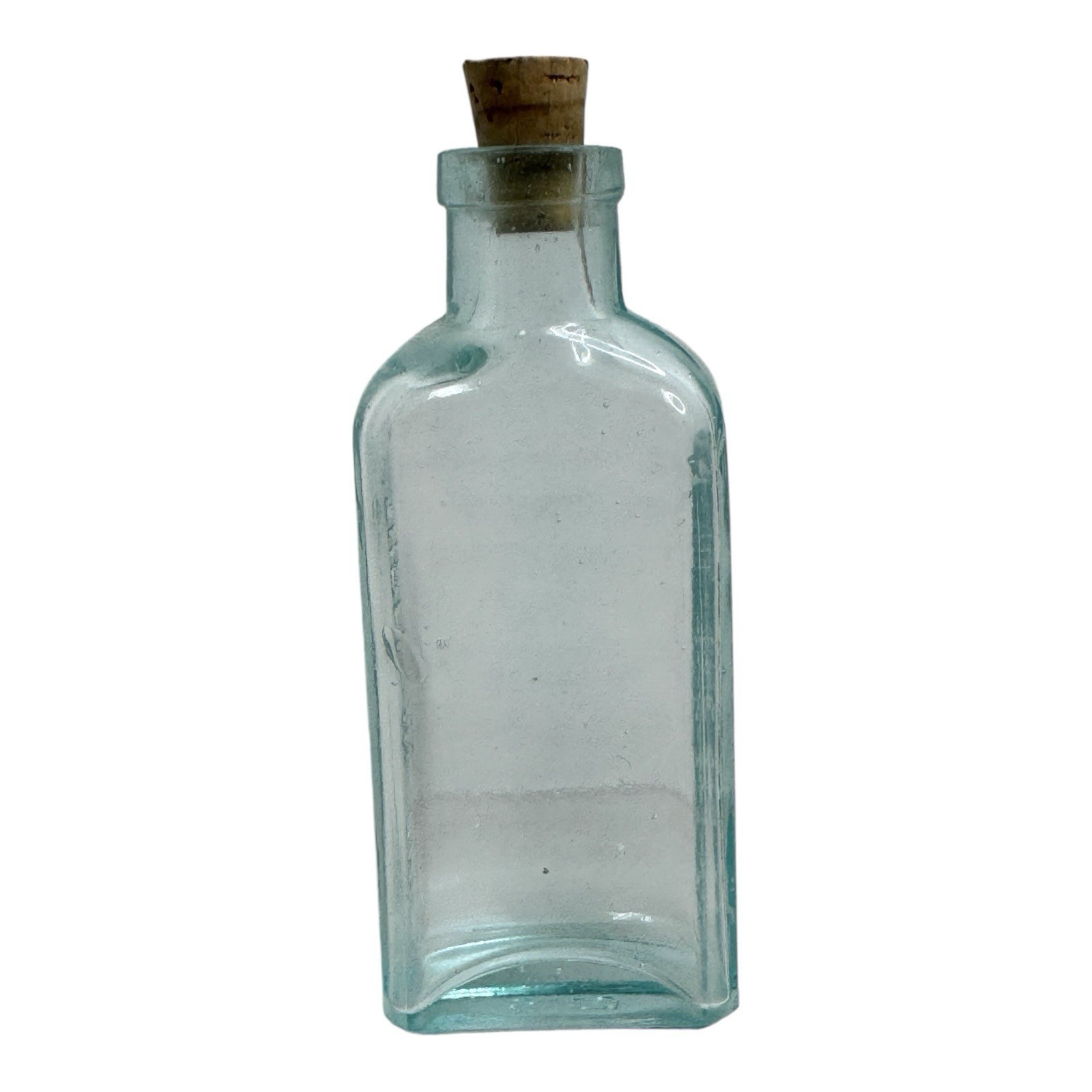 Three In One Oil *G. W. Cole Co.* Aqua Blue Antique bottle Glass Cork - $10.00