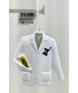 Pharmacist Coat With Rx Symbol Polyresin Christmas Medical Ornament - £8.75 GBP