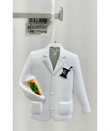 Pharmacist Coat With Rx Symbol Polyresin Christmas Medical Ornament - $212.68 MXN
