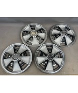 1965 1966 Chevy Chevelle Hubcaps 14&quot; Wheel Covers Hub Caps Spinners Mag ... - £329.27 GBP