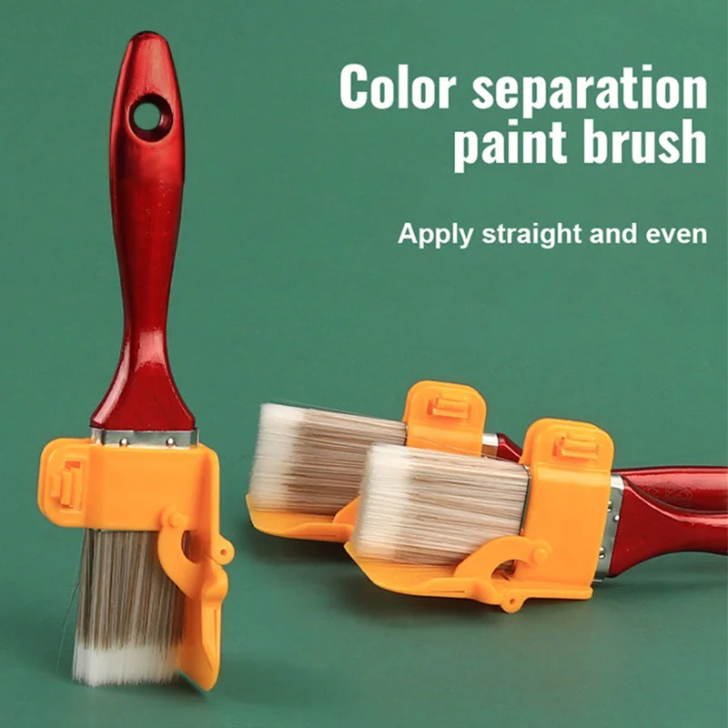 House Home Latex Paint Trimming Color Separator Interior Wall Roof Paint Brush Y - £20.73 GBP