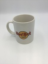 vintage hard rock cafe coffee mug classic logo white - £3.94 GBP