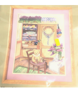Something Special Teddy and Quilt Cabinet 50417 Cross Stitch Candamar 1988 - £24.07 GBP