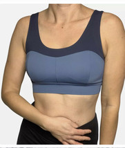 NEW DLC Sports Bra Size S Rival Navy / Dusk Blue Lightly Padded Removabl... - £14.01 GBP