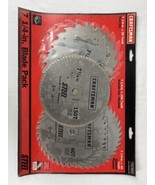 NEW Craftsman 5 pc Steel Circular Saw Blade Set New Old Stock Plywood Ch... - £23.73 GBP