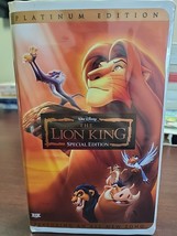 The Lion King (VHS, 2003, Platinum Edition Features an All-New Song) - £8.86 GBP