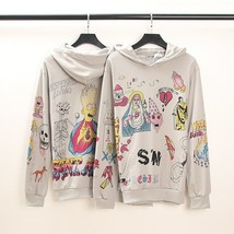 Dropshiping Sweatshirt Hip Hop  Pullovers Vintage Men Streetwear Kendall Jenner  - £100.66 GBP