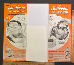 2 Vtg Print Ad Sunbeam Mixmaster Kitchen Mixer Coffeemaster Coffee '40s Ephemera - $15.67