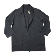 NWT J.Crew Sophie in Heather Charcoal Open-Front Sweater Blazer Cardigan S $148 - £77.58 GBP