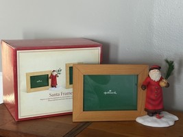 Vintage Santa w/ Cardinal Holiday Christmas Frame Horizontal Vertical Ha... - $183.95 MXN