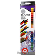 25 Oil Pastels Set of Assorted Colors - £14.29 GBP