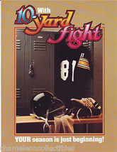 10 Yard Fight Original Nos Video Arcade Game Machine Flyer Vintage Retro Promo - $15.30