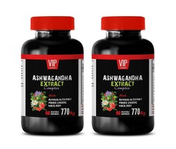 stress and anxiety - ASHWAGANDHA ROOT COMPLEX 770mg - cholesterol suppor... - $26.14