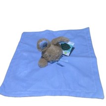 Dan Dee Security Blanket Blue My First Easter Bunny 12x12 Lovey Soft Silky Back - £10.95 GBP