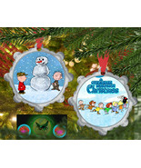 Pigpen &amp; Snowman / A CB Christmas Tree Custom Aluminum 2 Sided Ornament ... - $17.75