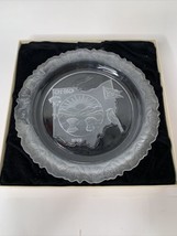 Vintage Fostoria Crystal Our American States Collector Plate Ohio Original Box - £5.58 GBP