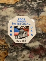 2002 Sea Isle City NJ Seasonal Beach Tag - £24.51 GBP