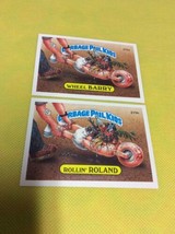 1987 Topps Garbage Pail Kids Series 7 Wheel Barry 275a Rollin&#39; Roland 27... - $9.95