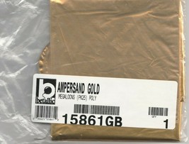 Betallic &quot;Ampersand&quot; symbol 40&quot; Megaloons Foil Balloon gold - $8.90