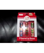 Elf on the Shelf 3 Flavored Lip Glosses Set Liquid Roll-On Lotta Luv Bea... - £14.35 GBP