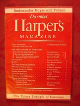 Harper&#39;s December 1944 Wwii Frederick Lewis Allen David Gordon John Fischer - £6.93 GBP