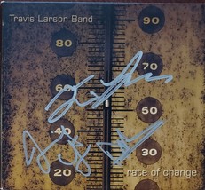 Travis Larson Band &quot;Rate of Change&quot; Autographed CD - £27.01 GBP