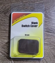 JR Products 13145, Blank Switch Cover Brown-Brand New-SHIPS N 24 HOURS - $14.73