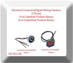 2 Connectors of Camshaft &amp; Crankshaft Position Sensor Fits: Mirage 97-02 1.5L - £11.92 GBP