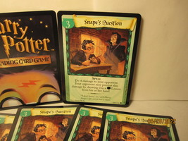 2001 Harry Potter TCG Card #104/116: Snape's Question - $0.50