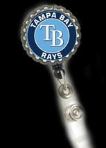 Tampa Bay Rays work Retractable Reel ID Badge Holder nurse Cna Rn Lpn DR... - £3.74 GBP